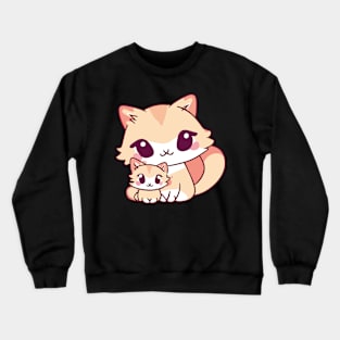 Cute Kawaii Cats Best Mom Ever Crewneck Sweatshirt